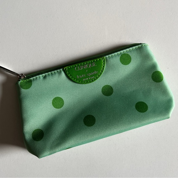 Kate Spade x Clinique 2 Piece Polka Dot Set Tote Bag Makeup Bag - Picture 8 of 11